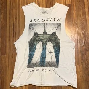 Brooklyn Calling New York Graphic Sleeveless XL